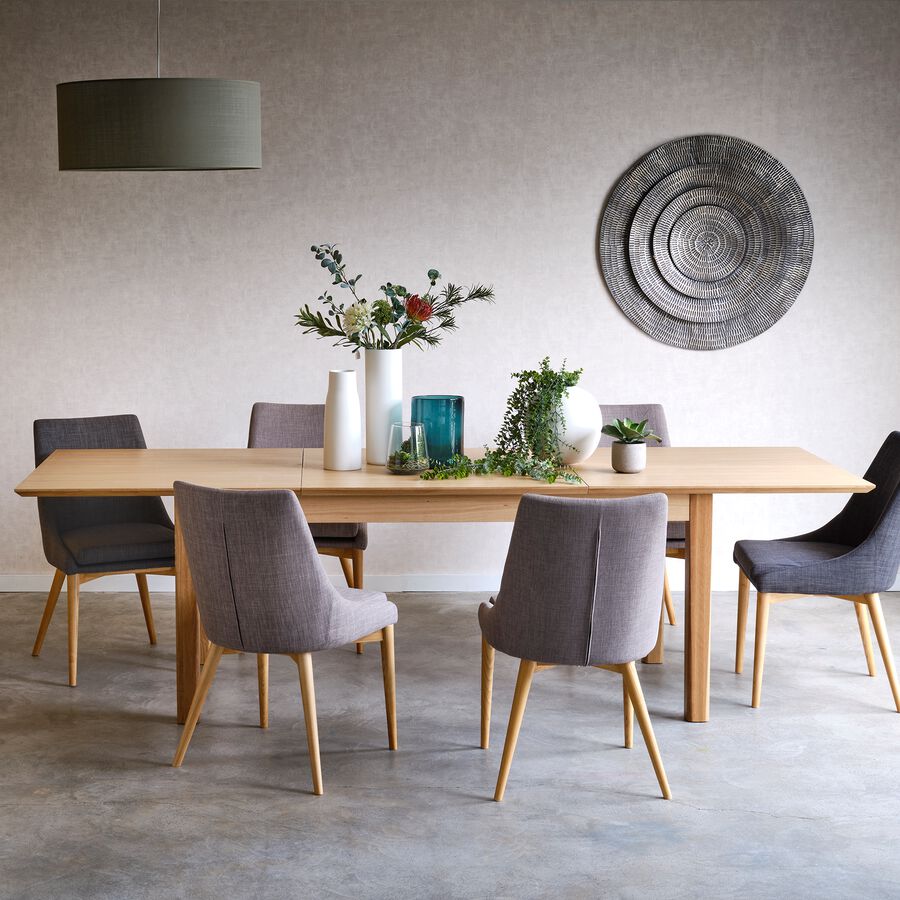 Meublissime | Arianna - Table à manger ronde et extensible en céramique -  120 / 180 cm