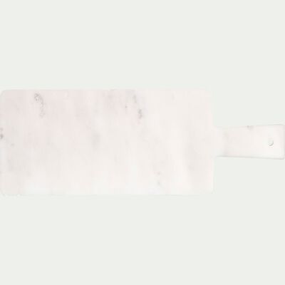 Planche à découper en marbre blanc 40x15cm-ZELI