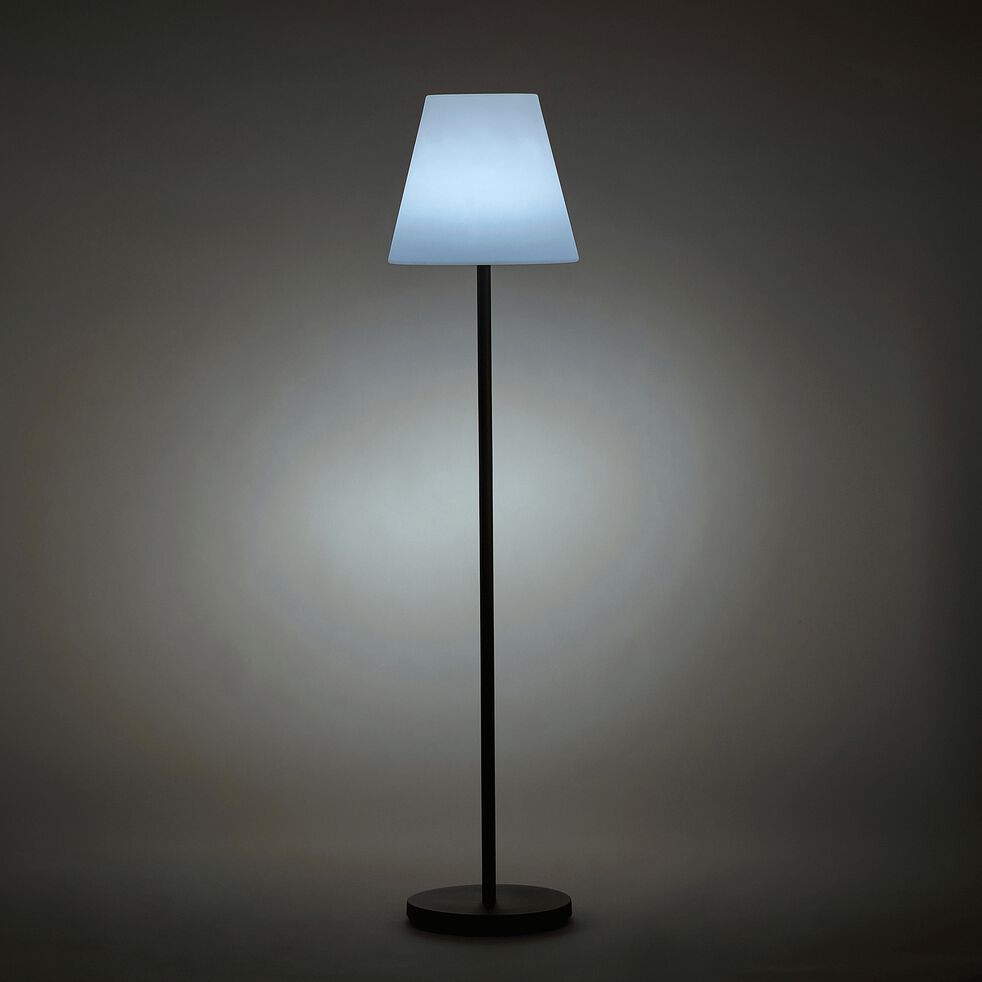 Lampadaire extérieur solaire - H150cm blanc-STANDY
