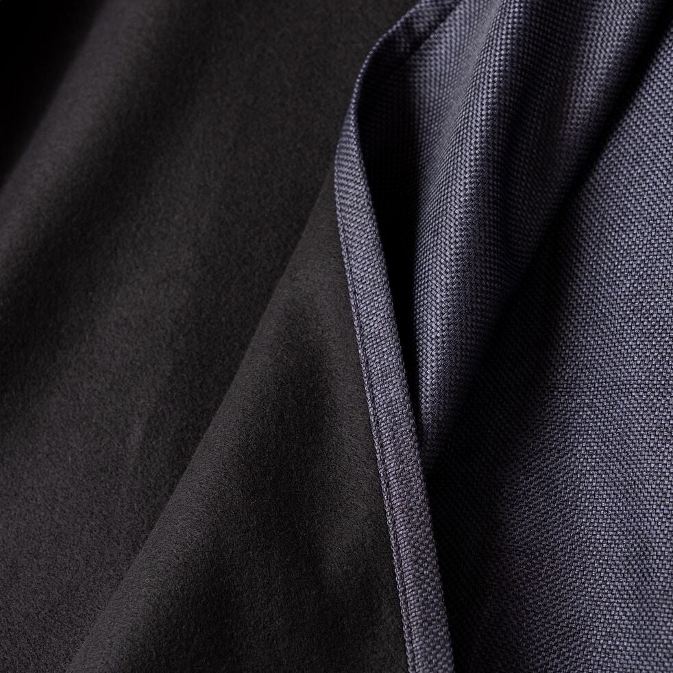 Rideau à œillets en polyester - gris calabrun 135x300cm-PINEDE