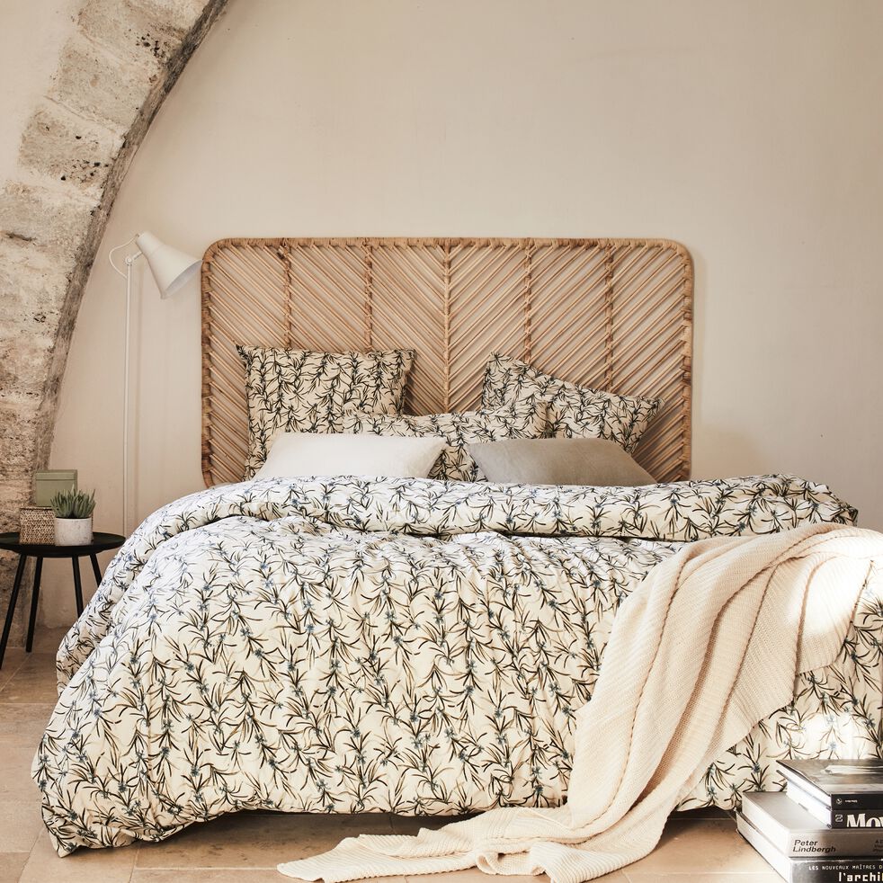 Drap de lit percale de coton Azulejos Linge de maison promotion -50%