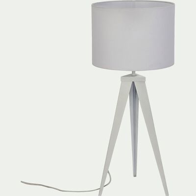 Lampe à poser en métal H63xD35cm - blanc-TRIX