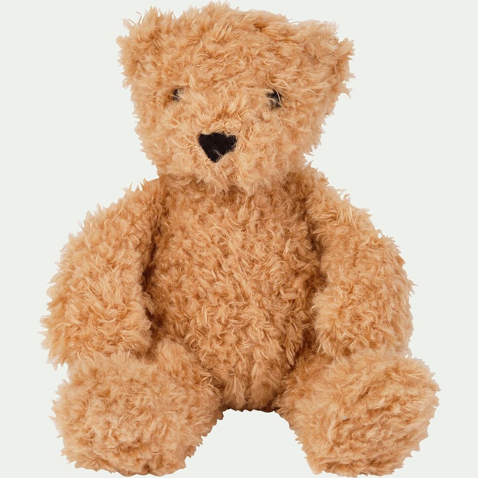 Peluche ours - marron H27cm-THEODORE