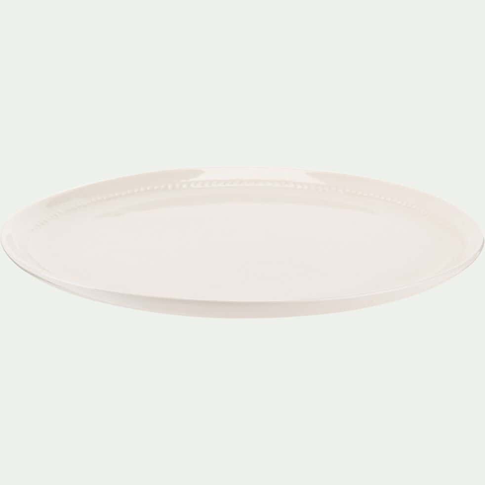 MARGOT - Service de vaisselle en porcelaine - blanc ventoux