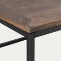 Table basse rectangulaire en aluminium et sapin - naturel-LIVONE