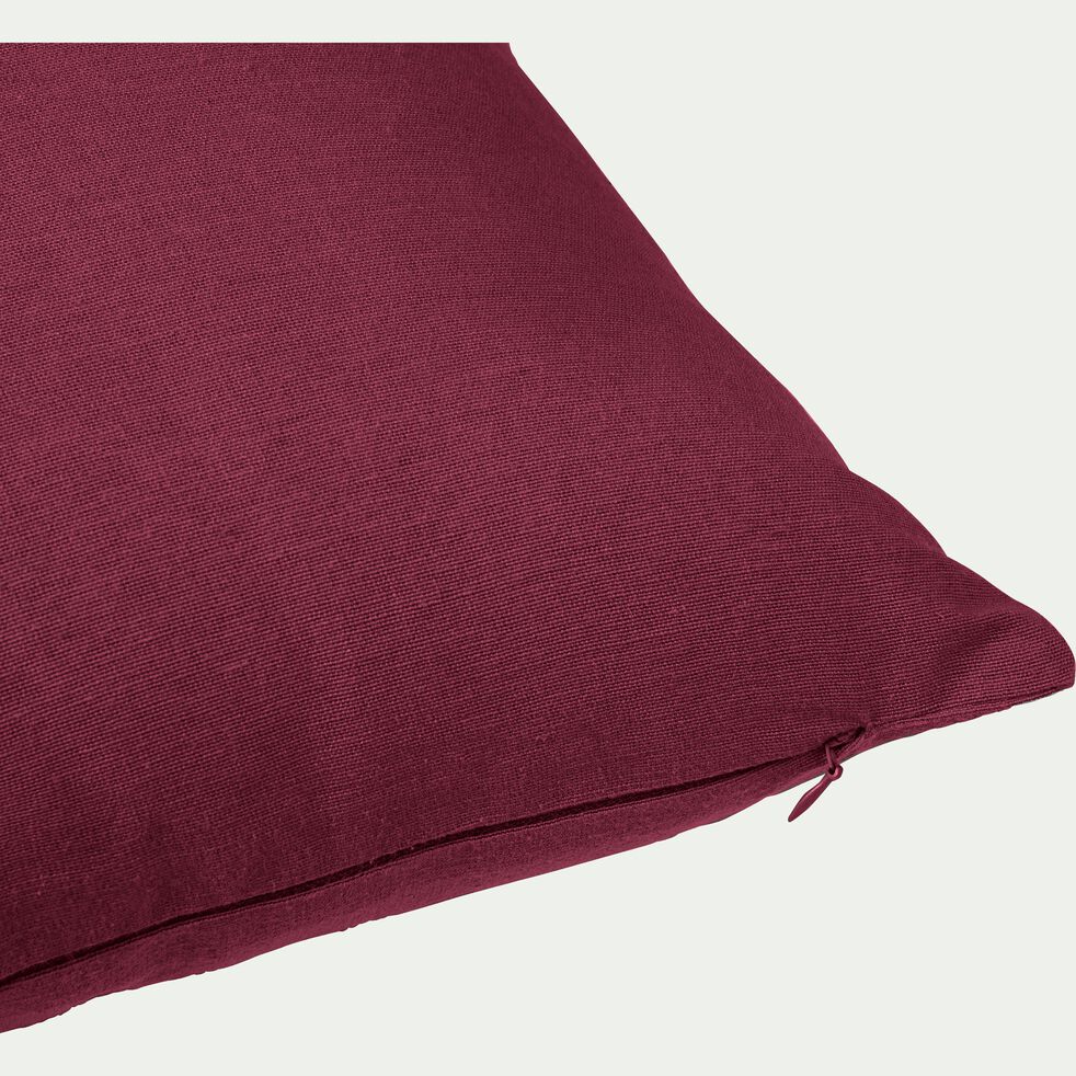 Coussin en coton - rouge sumac 40x40cm-CALANQUES