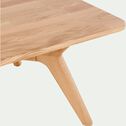 Table basse fixe en chêne - bois clair L150xl70xH40cm-ZORRA