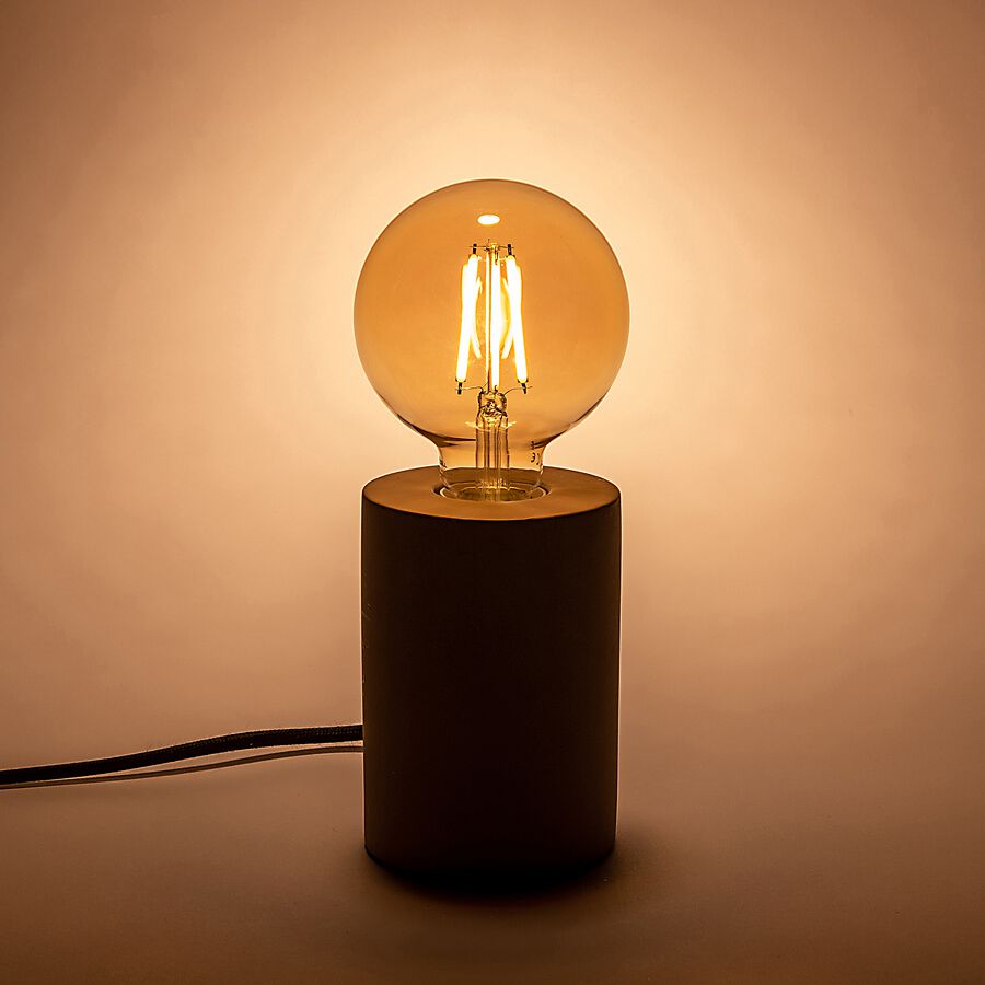 Ampoule LED déco à filament globe lumière chaude - ambre D9,5cm-GLOBE