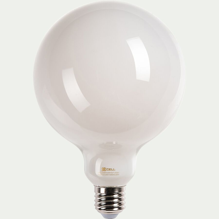 Lot de 2 ampoules LED globe lumière chaude culot E27 - D12,5cm-STANDARD