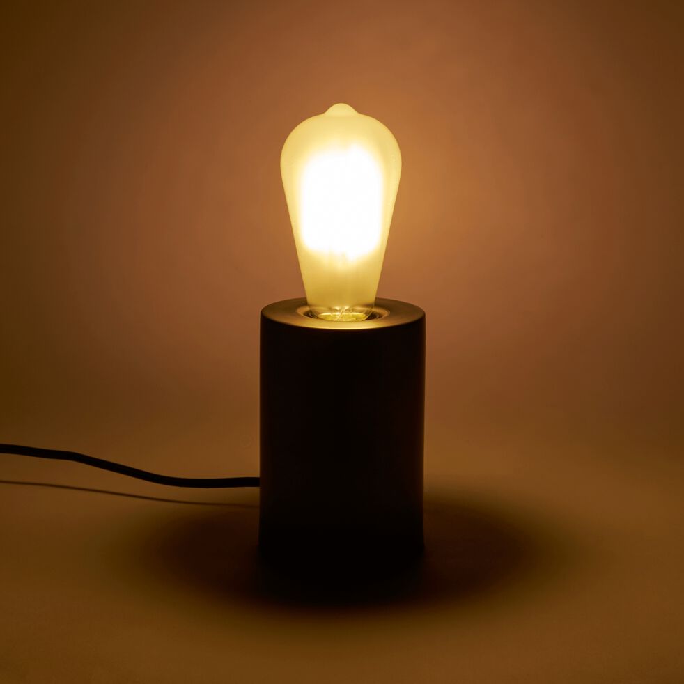Ampoule LED dépoli H14,5cm culot E27-POIRE