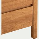 Commode trois tiroirs en chêne - bois clair-RENO