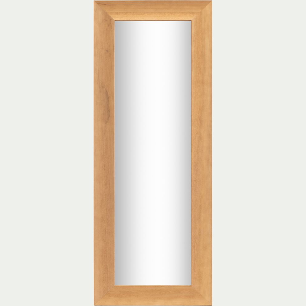 Miroirr rectangulaire en bois d'ayous - naturel 40x140cm-VACCARES