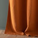 Rideau à œillets en lin - brun rustrel 140x250cm-VENCE