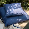 Coussin de jardin en tissu - bleu encre 45x45cm-DEMNATI