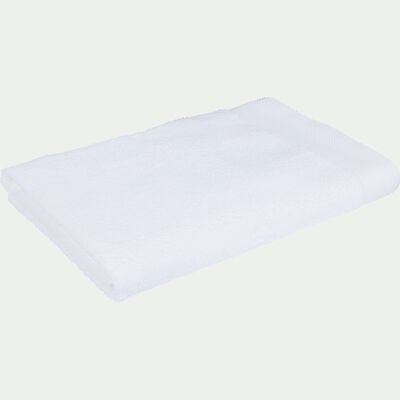 Drap de bain en coton peigné - blanc optique 100x150cm-AZUR