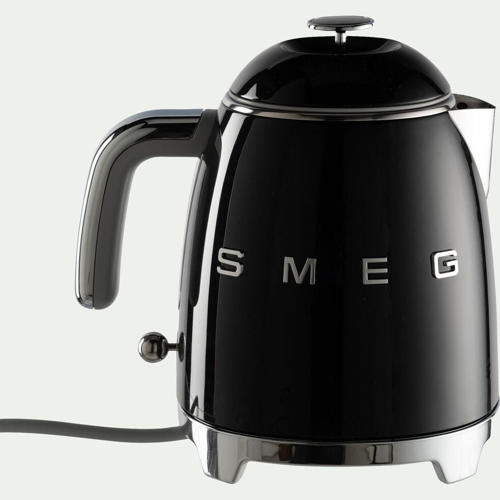 Mini bouilloire électrique SMEG en inox 0,8L - noir-SMEG