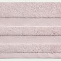 Serviette de toilette en coton - rose simos 50x100cm-Rania