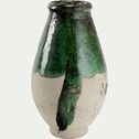 Pot en céramique kaolinite - vert D44xH75cm-JAADAR