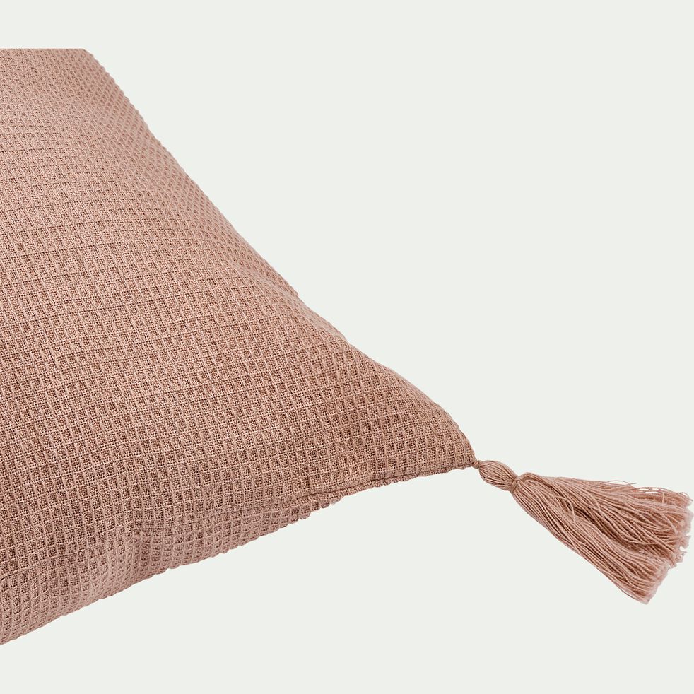 Coussin rectangle en coton 30x40cm - rose salina-SONGE