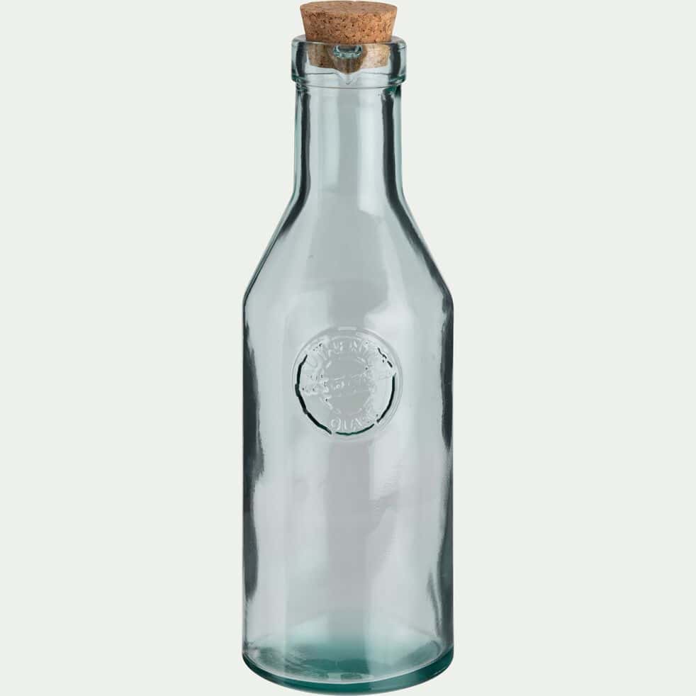 Vasque transparente 2 bouteilles