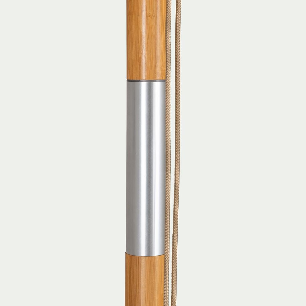 Parasol droit en bambou - beige nèfle D270cm-TELESE