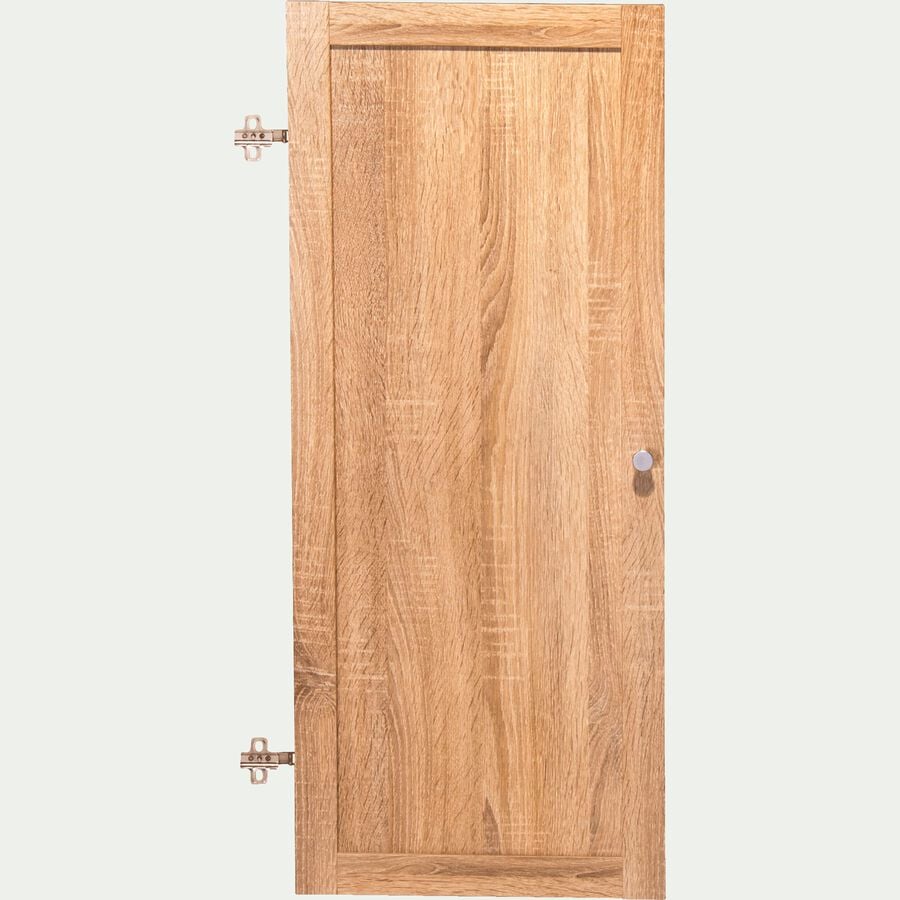 Porte pleine en bois - chêne clair H95,7cm-Biala