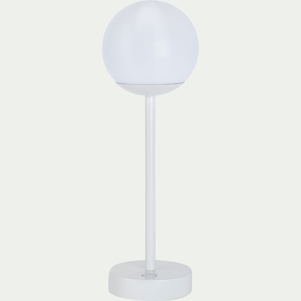 Lampe de table nomade rechargeable - blanc H35cm-NORAI