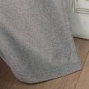 Rideau à œillets en polyester 135x300cm - gris restanque-PINEDE