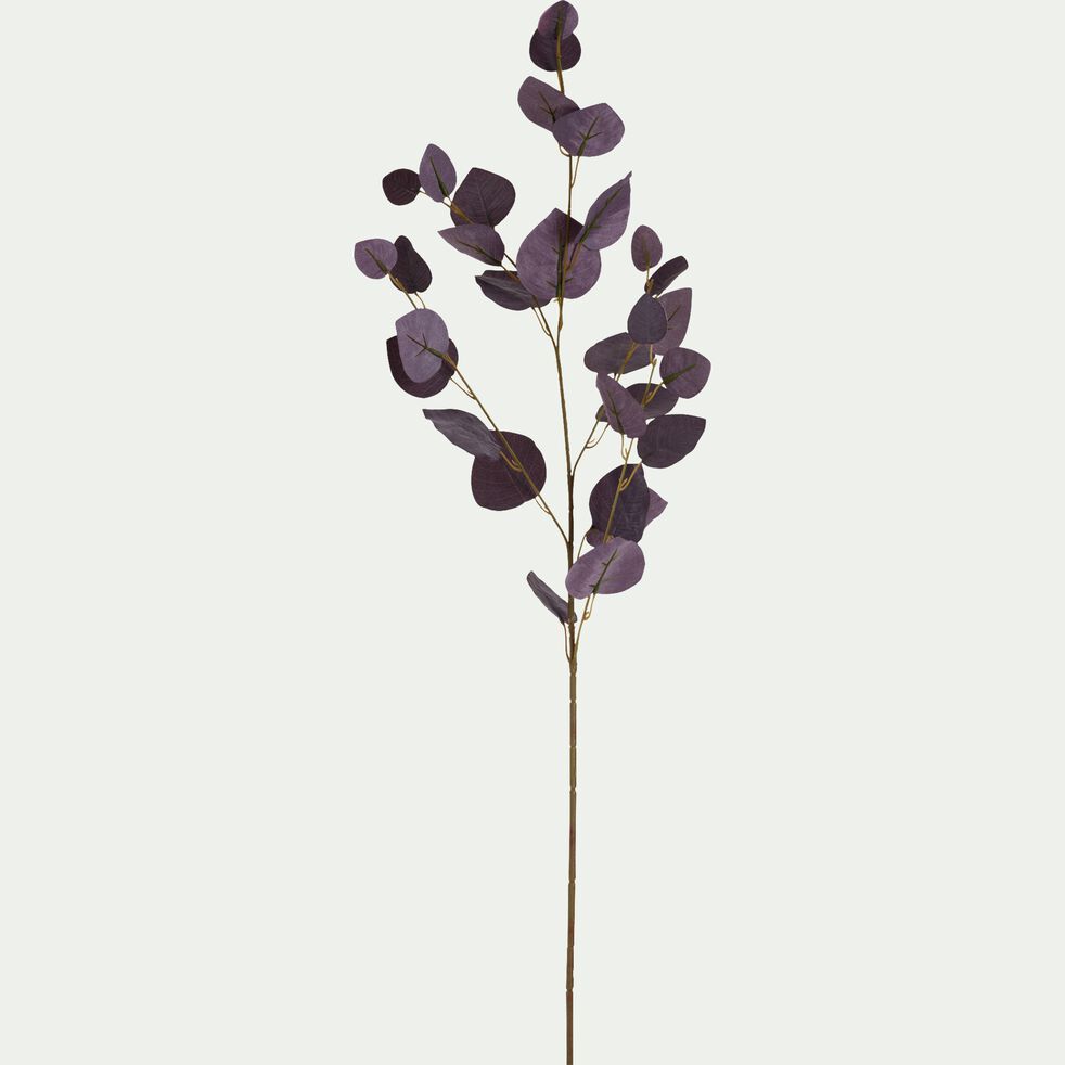 Tige de feuillage d'aronie artificielle - violet prune H85cm-ARONIA