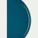 Assiette plate en faïence bleu figuerolles D27cm-VADIM