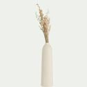 Vase en faïence - blanc ventoux D10,5xH40cm-VALENSOL