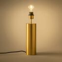 Pied de lampe en acier - doré D10xH41cm-AGATHA