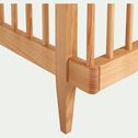 Lit bébé à barreaux en bois - naturel 60x120cm-CRUSOE