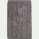 Tapis de bain en coton antidérapant - l50xL80cm gris restanque-Gabin