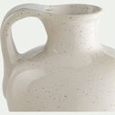 Vase pichet en faïence - blanc ventoux H27cm-AMAIO