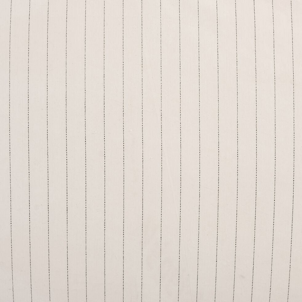 Lot de 2 taies d'oreiller en percale de coton - blanc 63x63cm-PELOUNIA