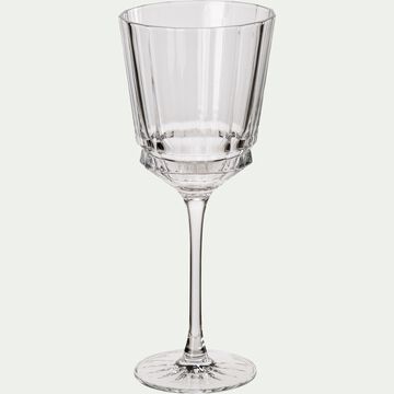 Verre à vin en cristallin 25cl - transparent-MACASSAR
