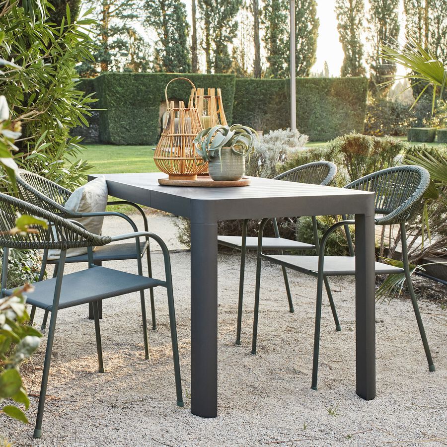 Table de jardin aluminium extensible,table de jardin grande taille