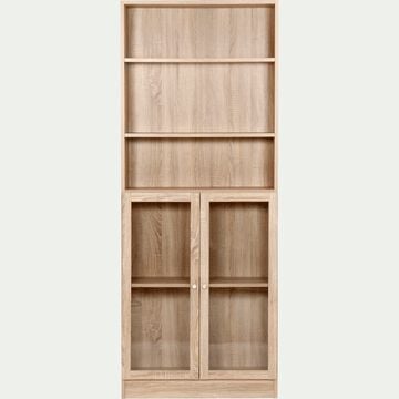 Bibliothèque en bois - chêne H203cm-BIALA
