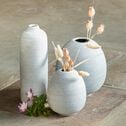 Vase en poudre de pierre - gris D15,5xH17cm-CALCIS