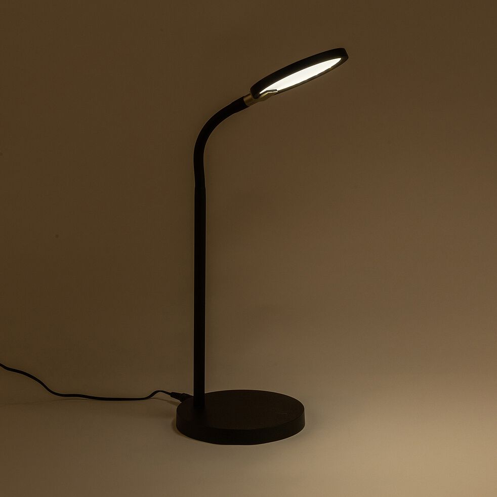 Lampe de bureau avec variateur - noir H31,50cm-SOLAR