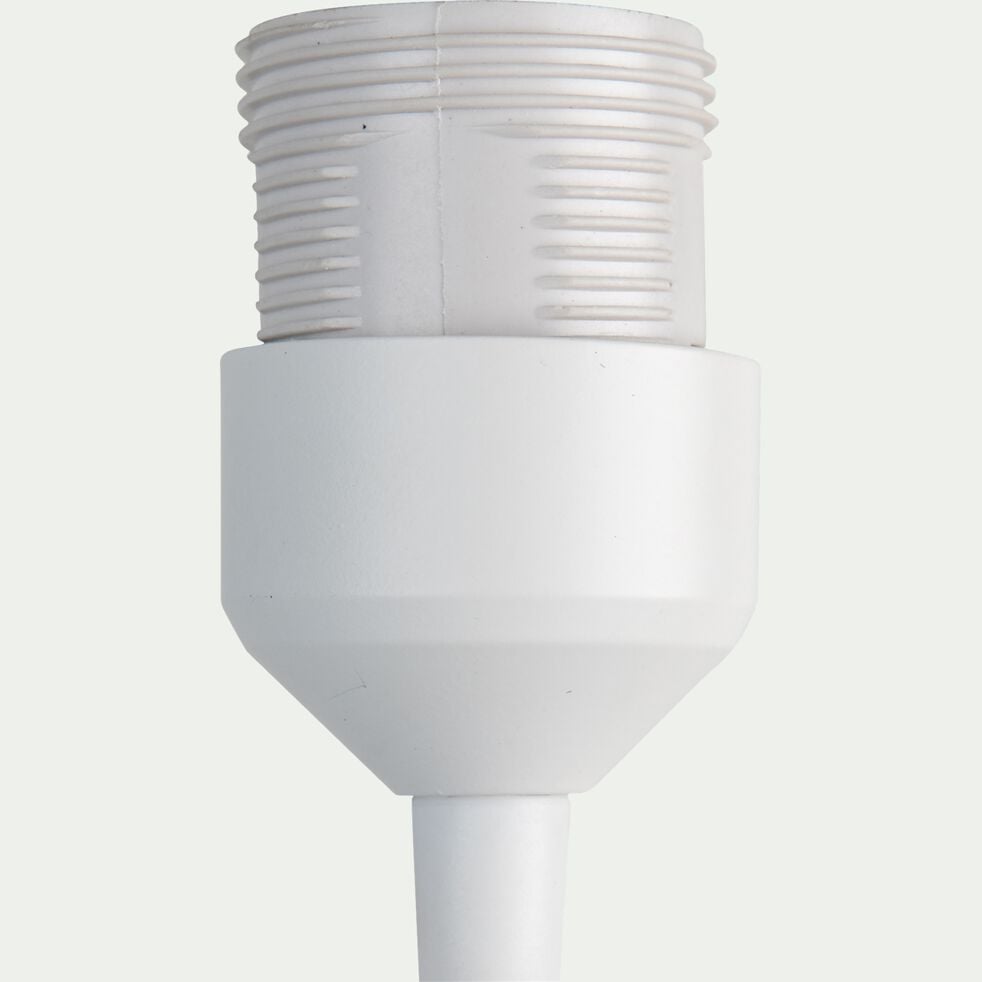 Pied de lampe à poser - blanc H41cm-NANS