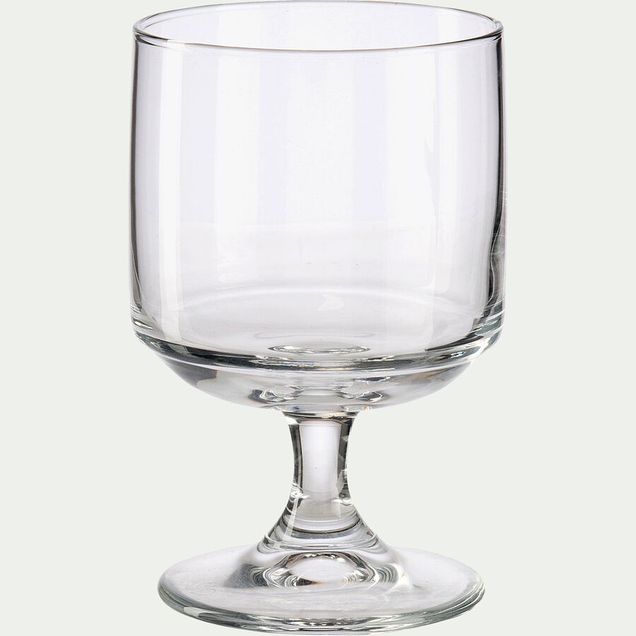 Verre à vin en verre transparent 22cl-HYALINE