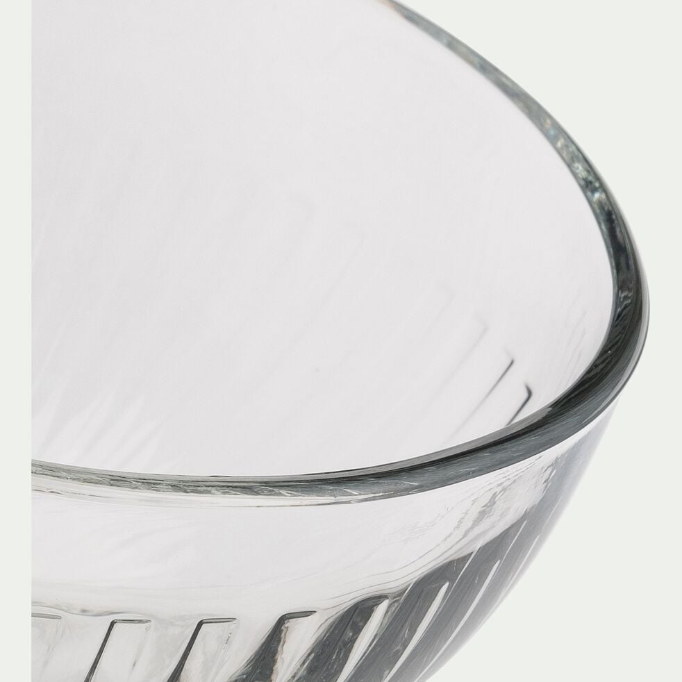 Coupe inclinée en verre 13cl - transparent-MARIN
