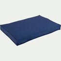 Coussin pour palette en tissu 80x120cm - bleu encre-PAOLI