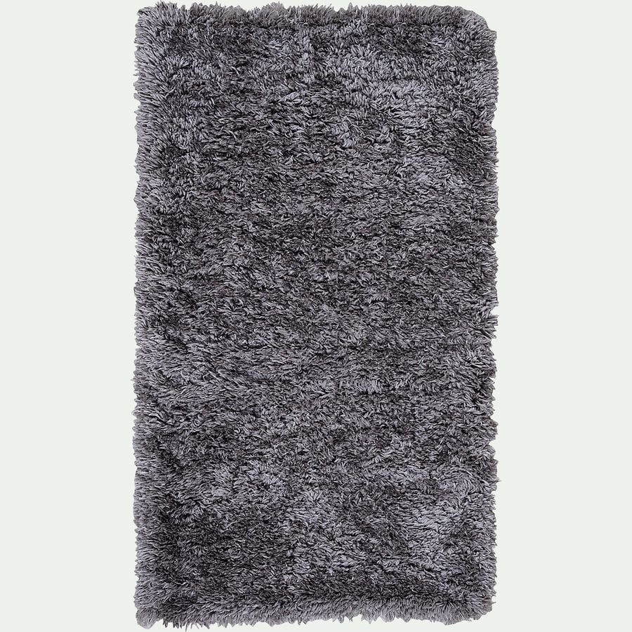 Tapis imitation fourrure - gris 60x110cm-mala