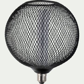 Ampoule filaire globe blanc chaud - noir 21,5cm-BETTY