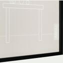 Cadre photo en bois 50x70cm - noir-PAHA