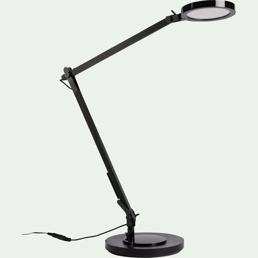 OTTO WATT Lampe de bureau LED avec variateur Aluminium H47cm Noir Luceplan  - LightOnline