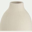 Vase en faïence - blanc ventoux D10,5xH40cm-VALENSOL